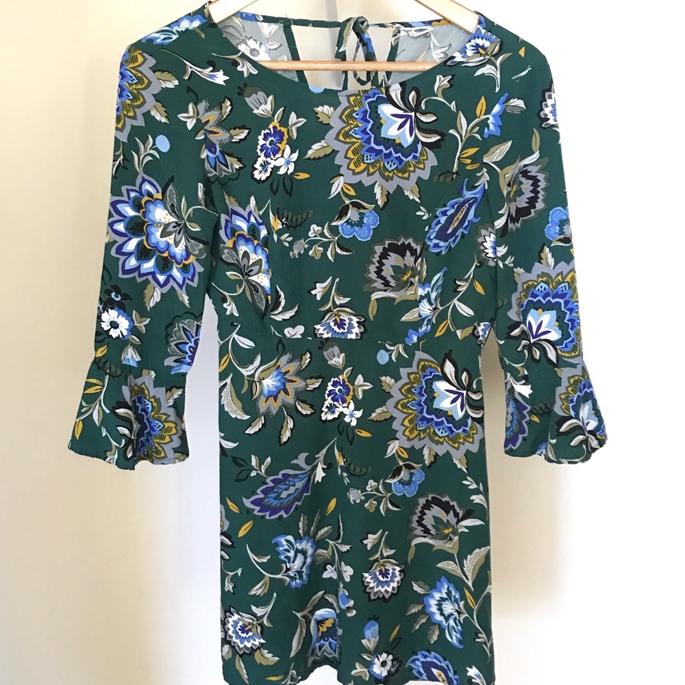 Green Floral Dress